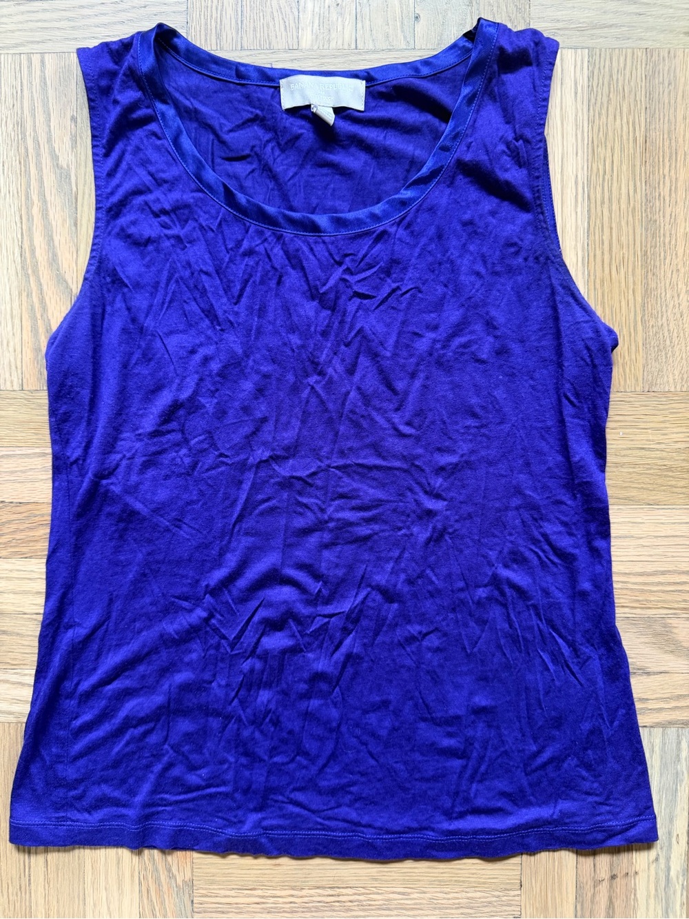 Banana Republic Royal Purple Scoop Neck Tank